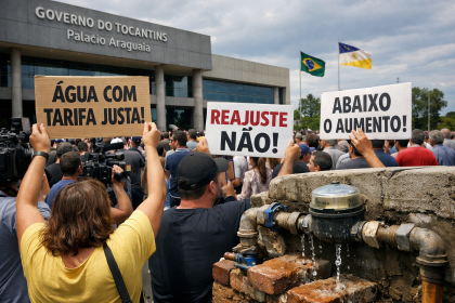 Governo do Tocantins suspende reajuste da tarifa de água e esgoto e provoca reação no estado